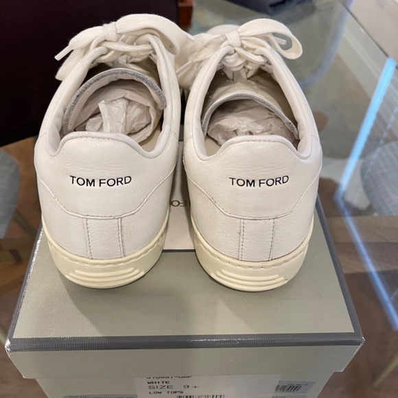 Tom Ford Men’s Off-White Warwick Sneakers - Picture 4 of 8